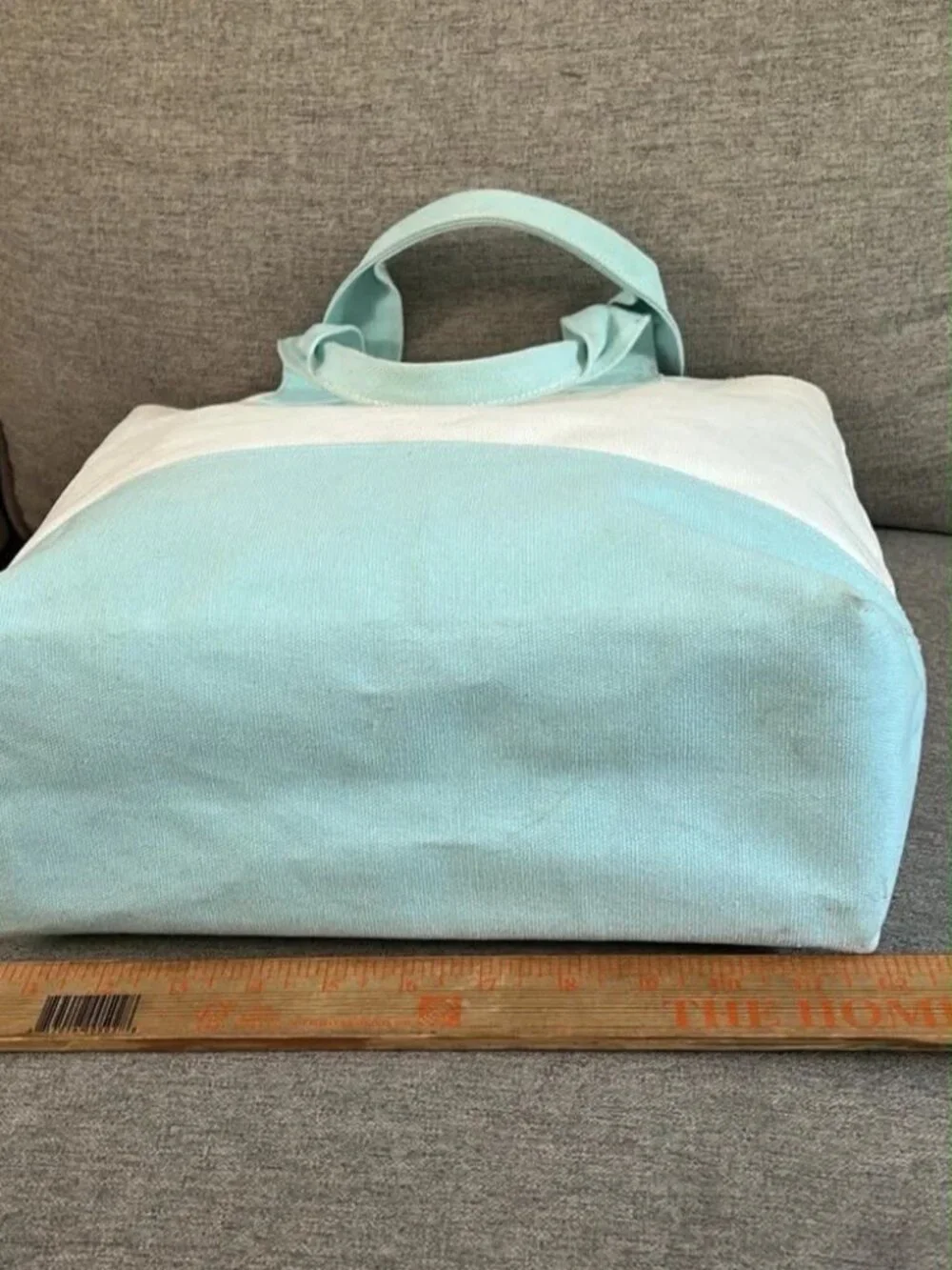 Pottery Barn Disney LITTLE MERMAID Princess Ariel & Flounder Canvas Tote Bag
